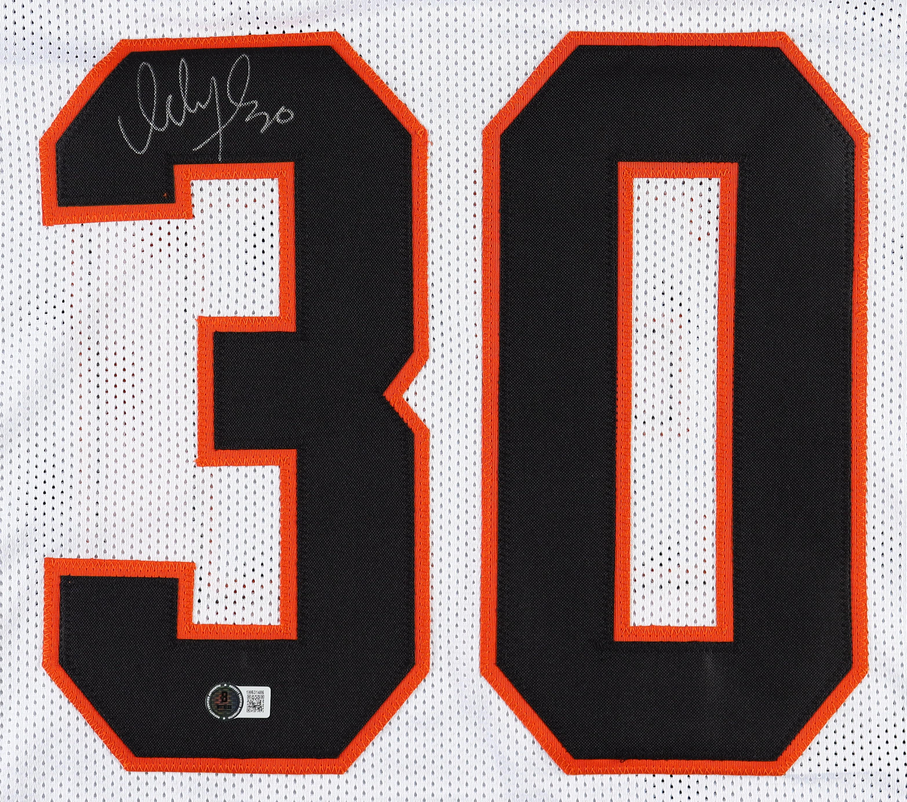 Ickey Woods Signed Jersey (Beckett) at PristineAuction.com Ickey Woods Signed Jersey (Beckett) at PristineAuction.com