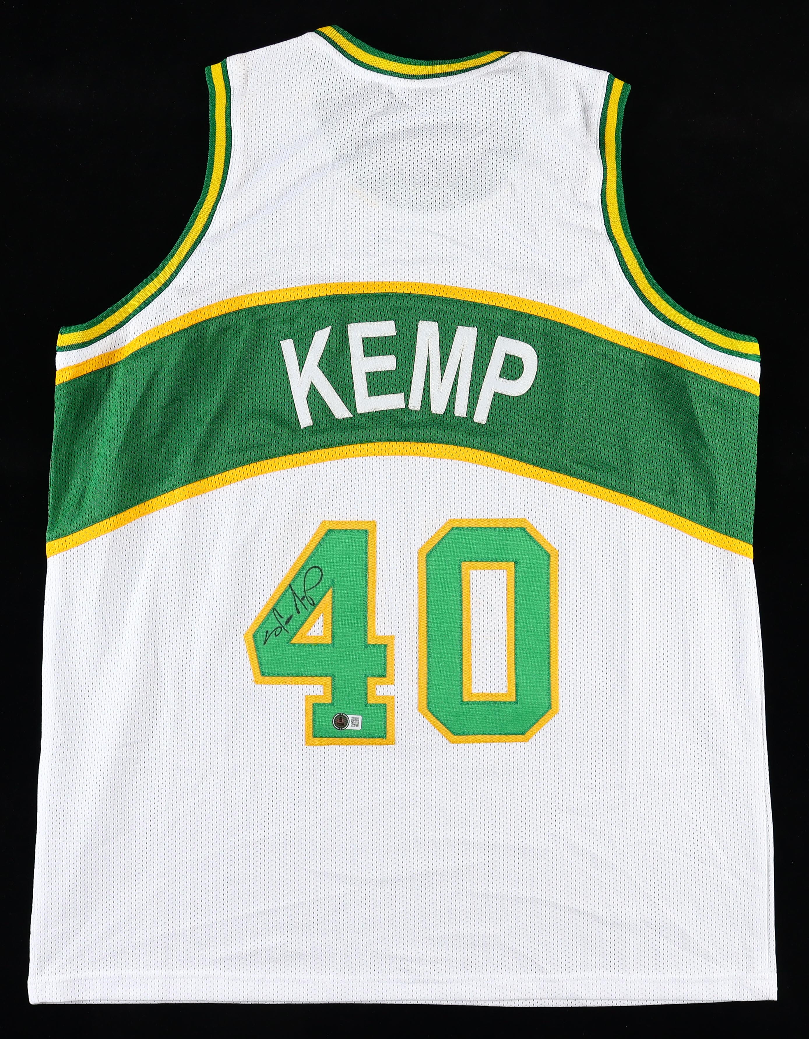 Shawn Kemp Signed Jersey (Beckett) at PristineAuction.com Shawn Kemp Signed Jersey (Beckett) at PristineAuction.com
