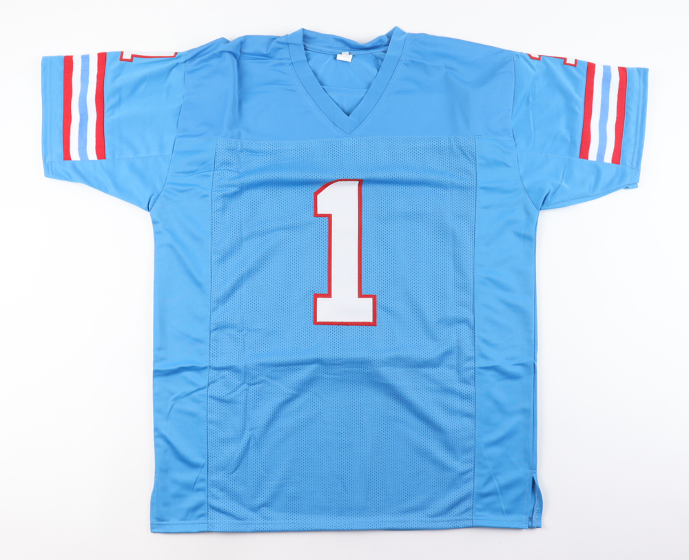 Warren Moon Signed Jersey Inscribed "HOF 06" (JSA) at PristineAuction.com Warren Moon Signed Jersey Inscribed "HOF 06" (JSA) at PristineAuction.com