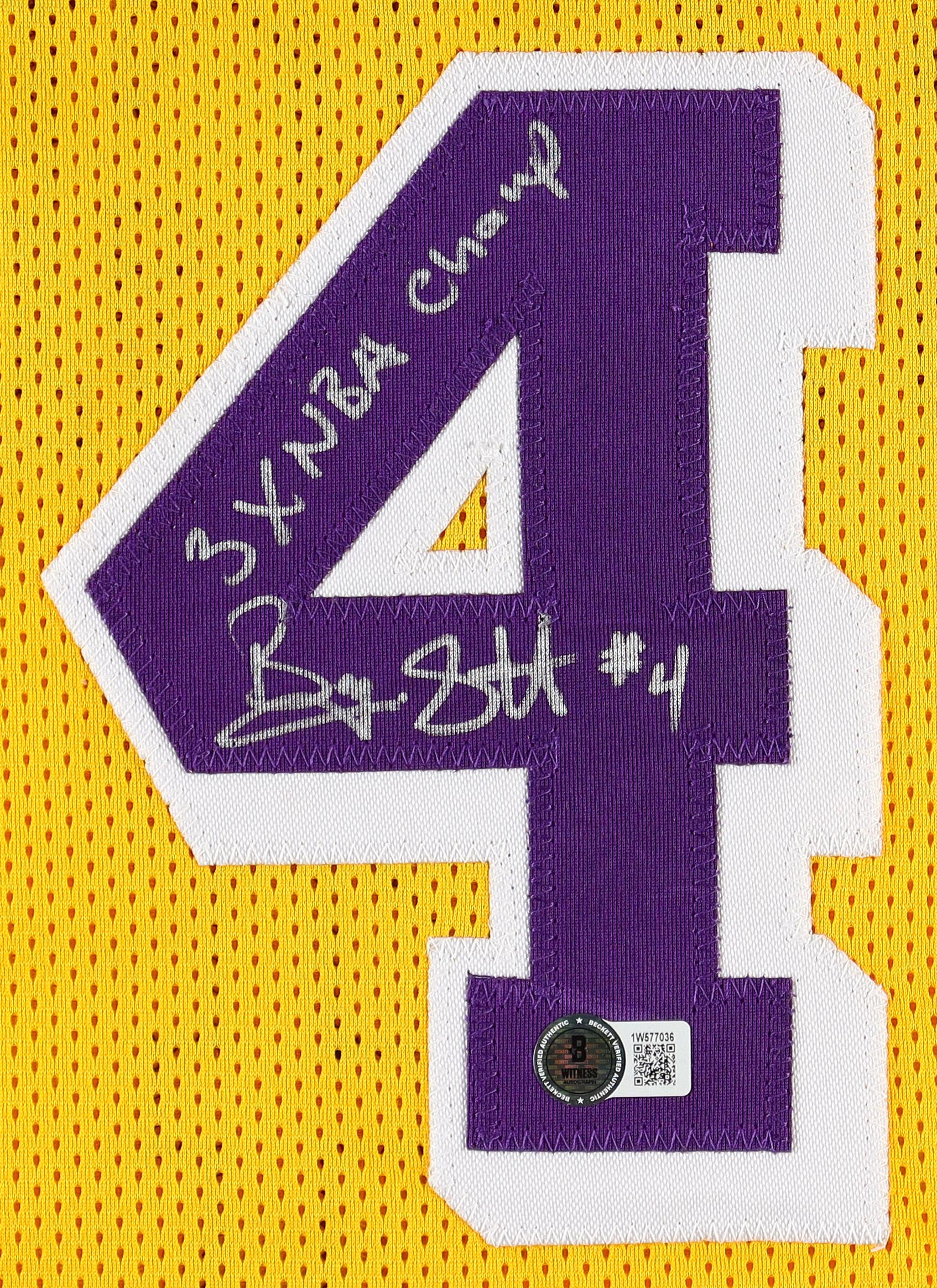 Byron Scott Signed Jersey Inscribed "3x NBA Champ" (Beckett) at PristineAuction.com Byron Scott Signed Jersey Inscribed "3x NBA Champ" (Beckett) at PristineAuction.com