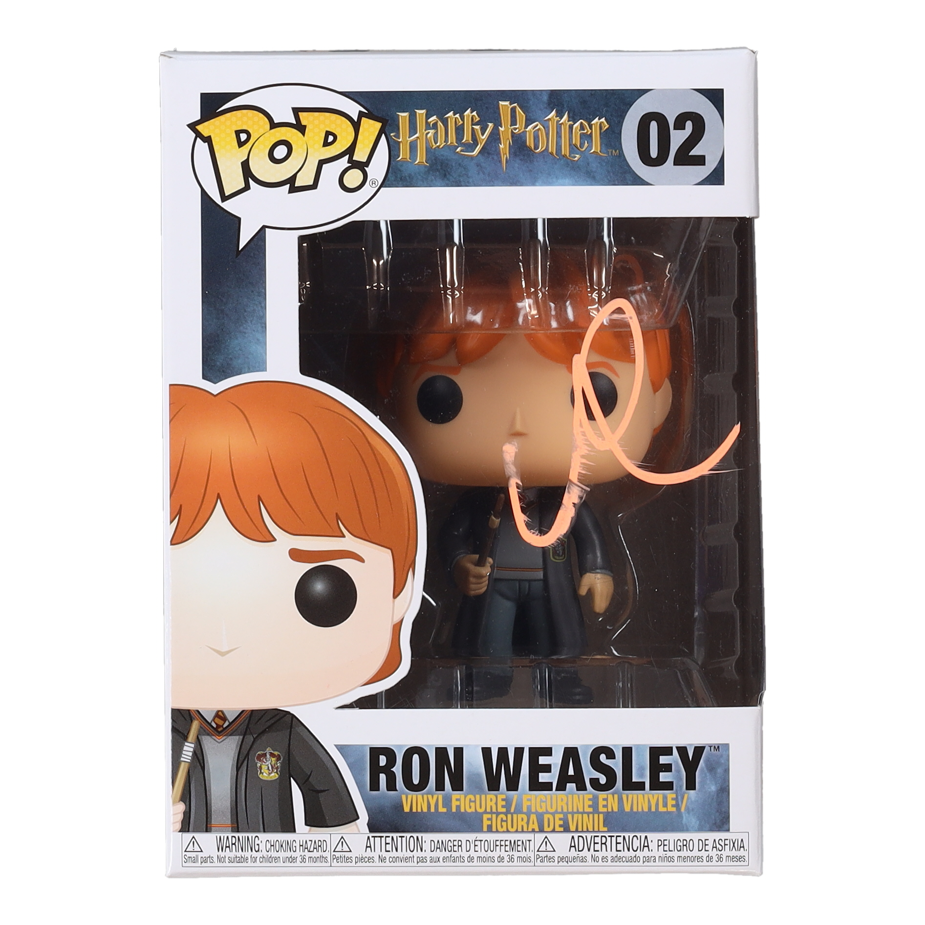 Rupert Grint Signed "Harry Potter" #02 Ron Weasley Funko Pop! Vinyl Figure (Beckett) at PristineAuction.com Rupert Grint Signed "Harry Potter" #02 Ron Weasley Funko Pop! Vinyl Figure (Beckett) at PristineAuction.com