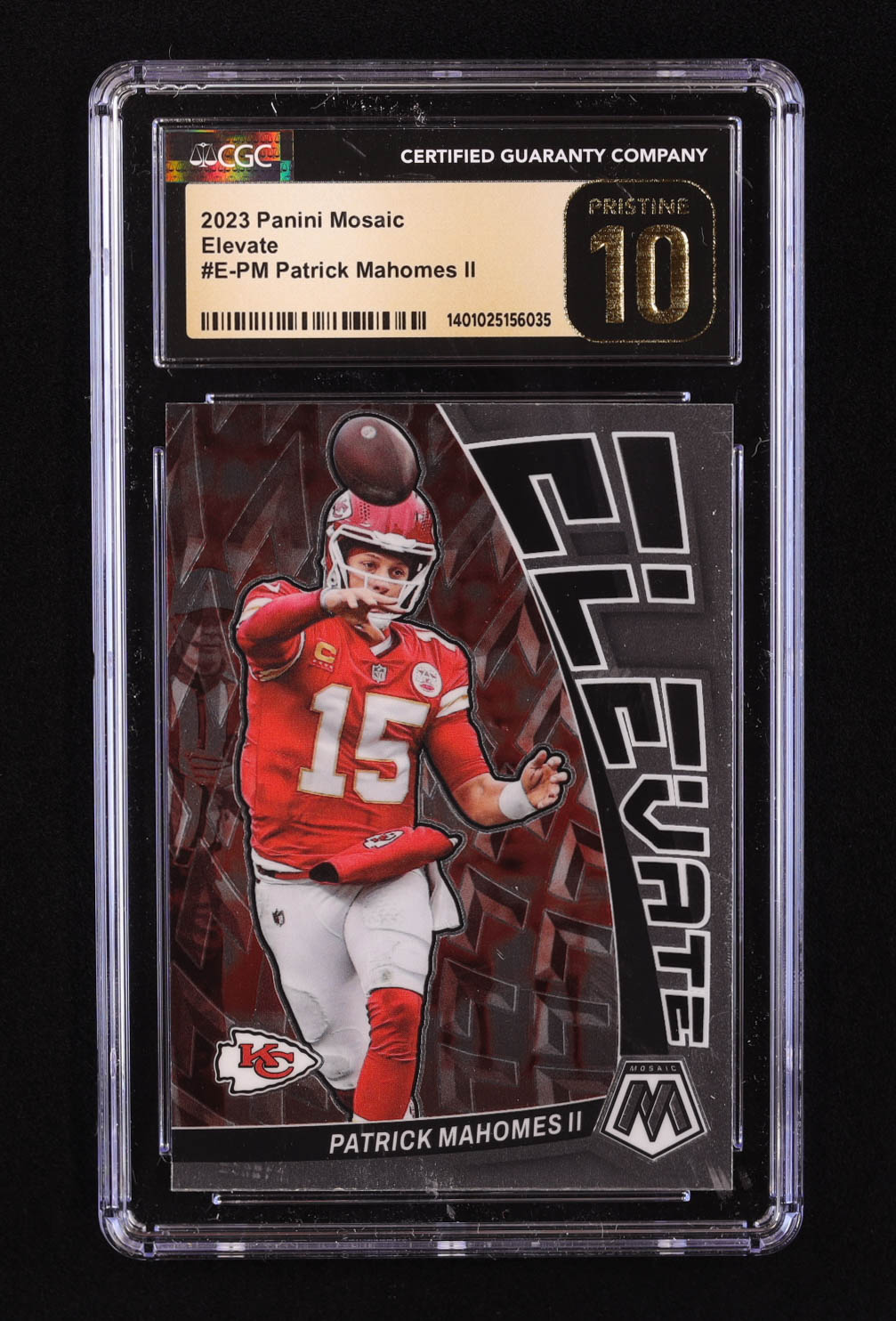 Patrick Mahomes II 2023 Panini Mosaic Elevate #7 (CGC 10) | Pristine ...