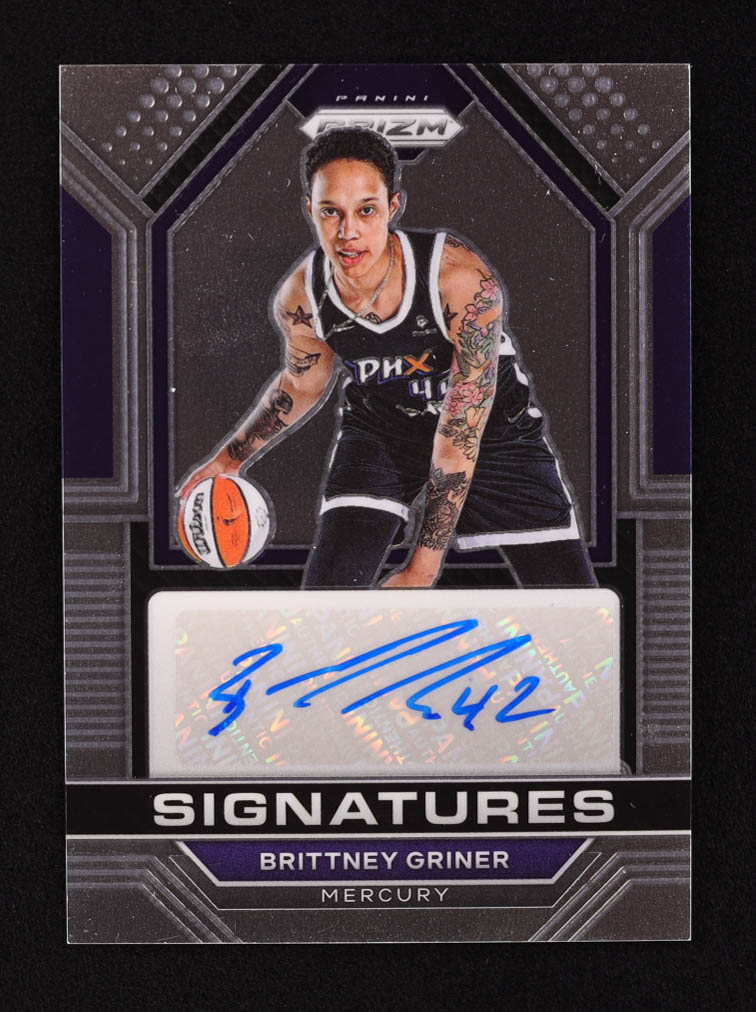 Brittney Griner 2023 Panini Prizm WNBA Signatures #34 at PristineAuction.com Brittney Griner 2023 Panini Prizm WNBA Signatures #34 at PristineAuction.com
