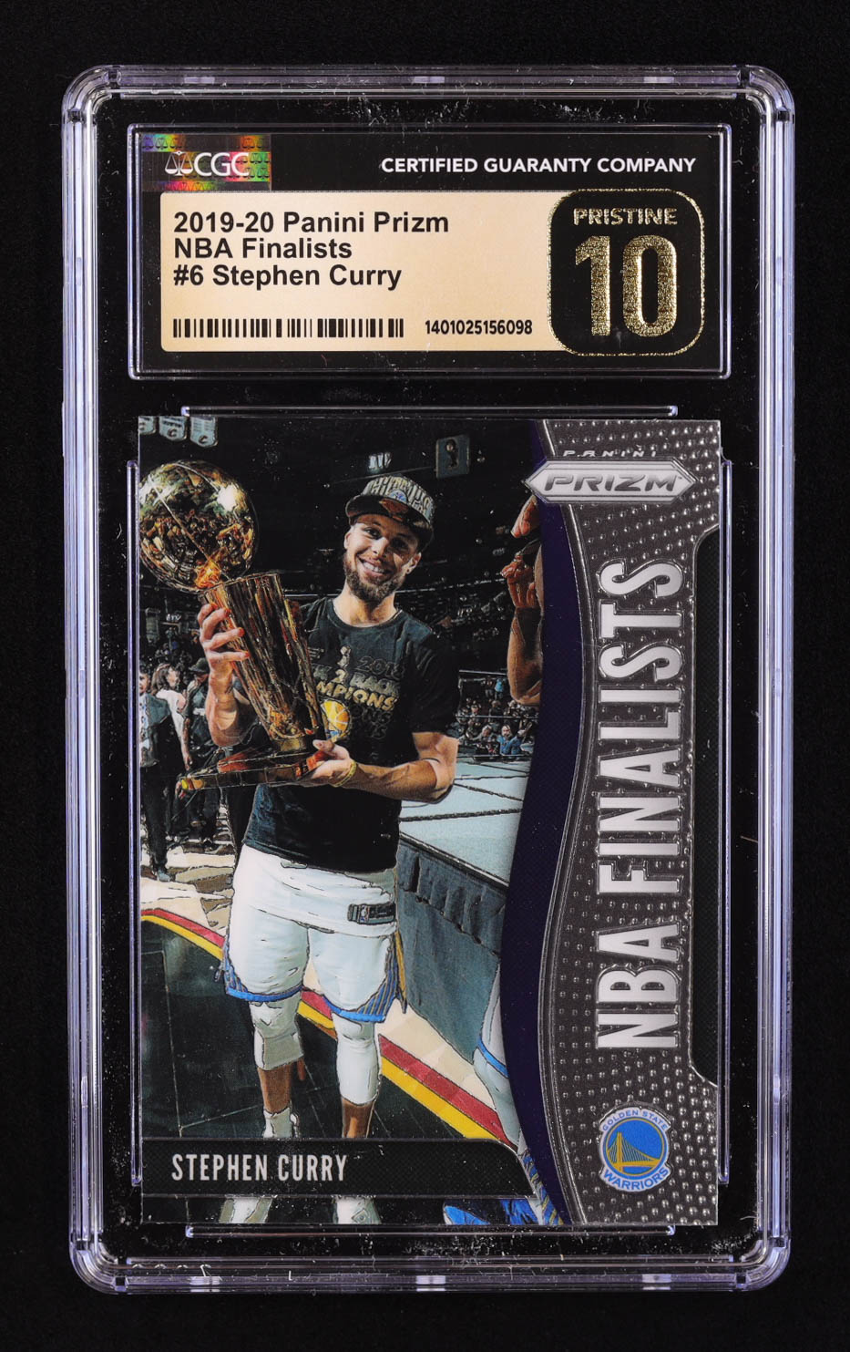 Stephen Curry 2019-20 Panini Prizm NBA Finalists #6 (CGC 10) at PristineAuction.com Stephen Curry 2019-20 Panini Prizm NBA Finalists #6 (CGC 10) at PristineAuction.com