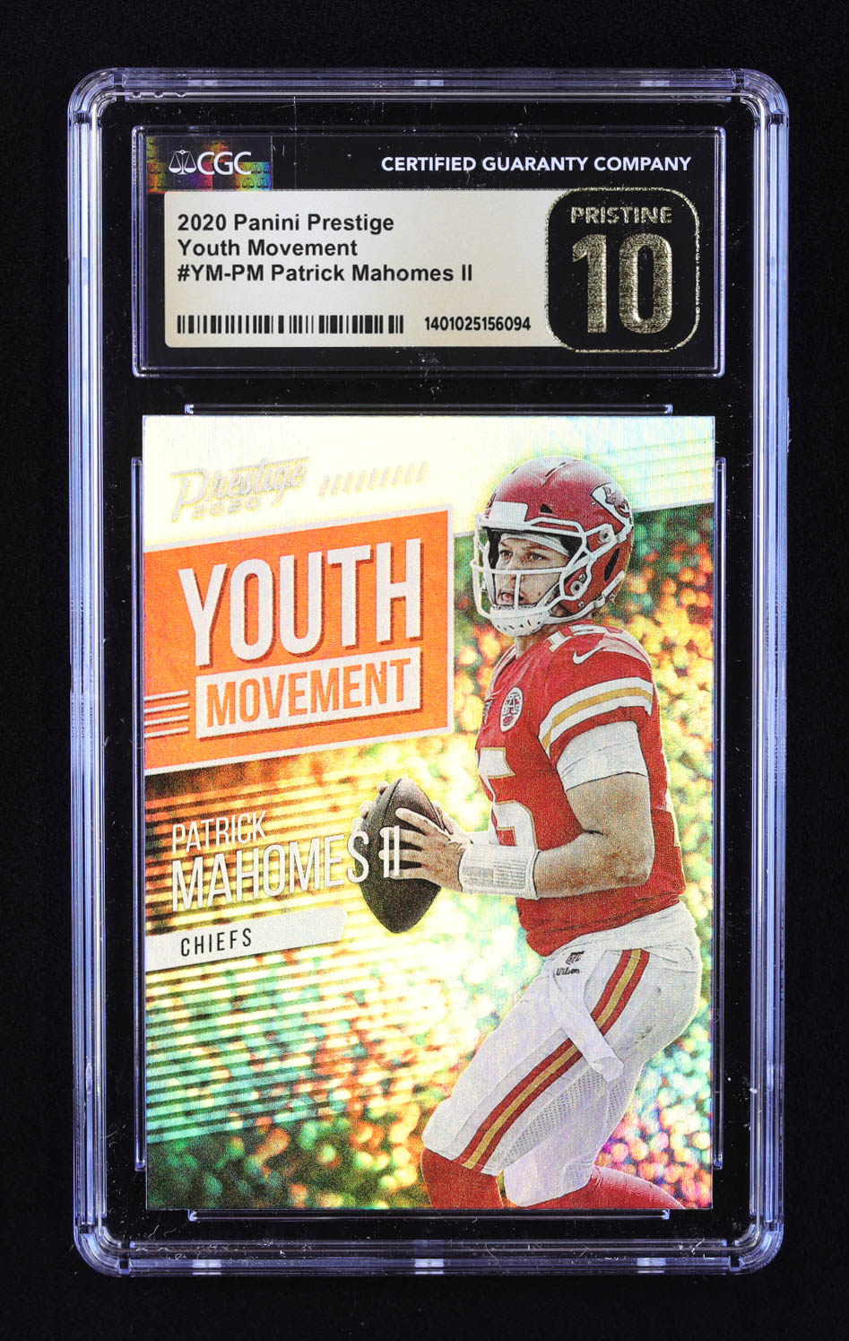 Patrick Mahomes II 2020 Prestige Youth Movement #14 (CGC 10) | Pristine ...