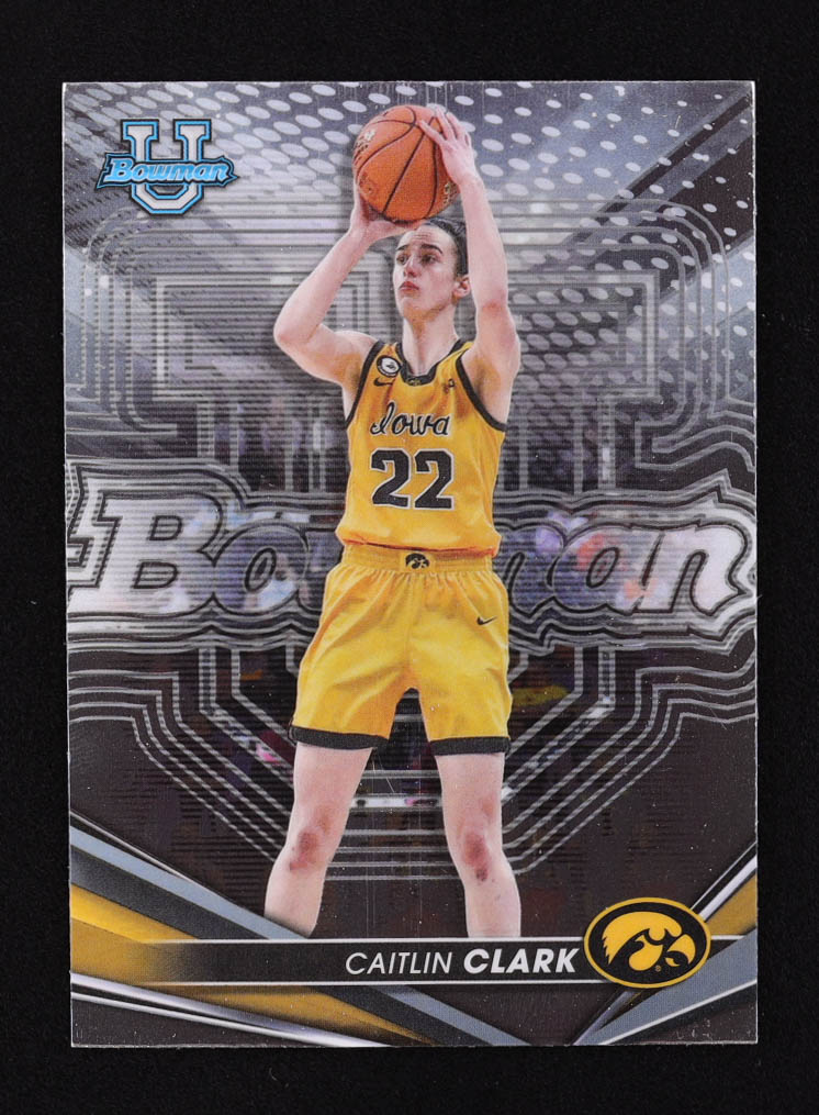 Caitlin Clark 2022-23 Bowman Chrome University #50 RC at PristineAuction.com Caitlin Clark 2022-23 Bowman Chrome University #50 RC at PristineAuction.com