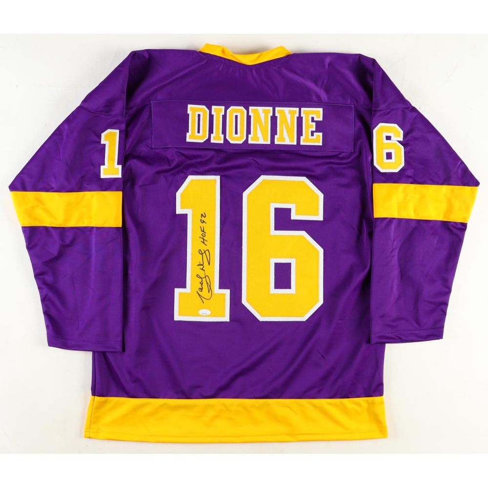 Marcel Dionne Signed Jersey Inscribed HOF 92 JSA Pristine Auction marcel-dionne-signed-jersey-inscribed-hof-92-jsa-pristine-auction
