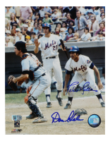 Don Hahn & Felix Millan Signed Mets 8x10 Photo (AIV) at PristineAuction.com