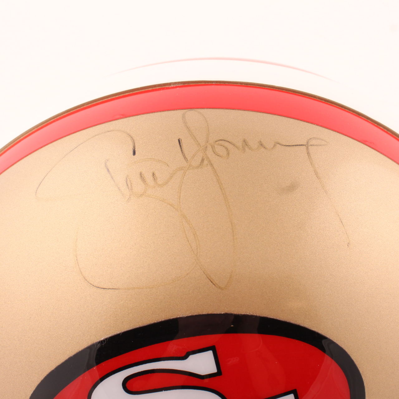 Steve Young Signed 49ers Full-Size Authentic On-Field Helmet (Beckett) at PristineAuction.com Steve Young Signed 49ers Full-Size Authentic On-Field Helmet (Beckett) at PristineAuction.com