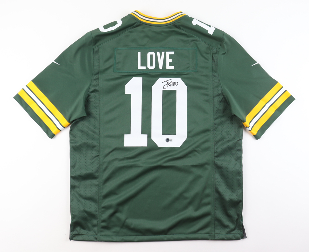 Jordan Love Signed Jersey (Beckett) at PristineAuction.com Jordan Love Signed Jersey (Beckett) at PristineAuction.com