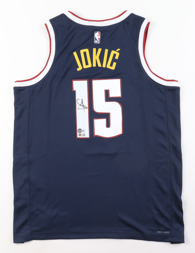 Nikola Jokic Signed Nuggets Jersey (Beckett & Jokic) at PristineAuction.com Nikola Jokic Signed Nuggets Jersey (Beckett & Jokic) at PristineAuction.com