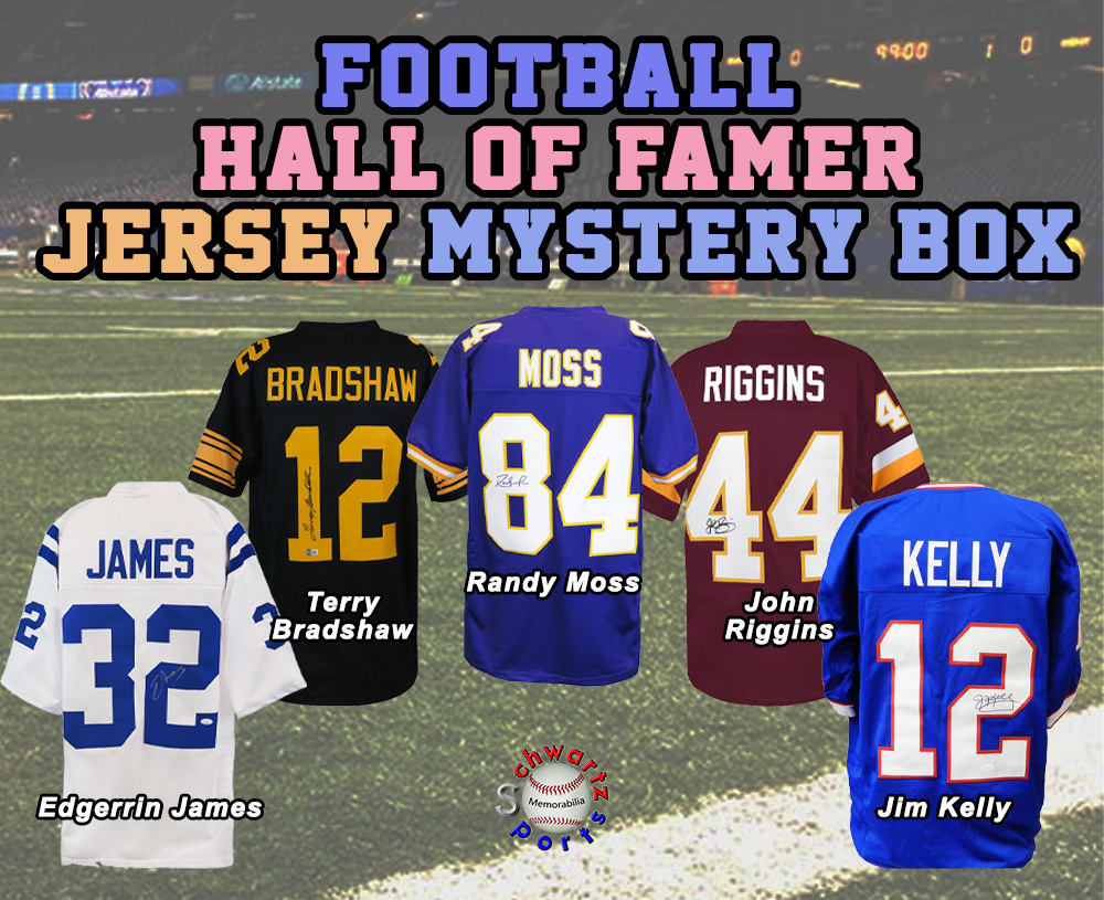 Football Hall of Famer Signed Football Jersey Mystery Box Series 27 (Limited to 125) – Schwartz Sports at PristineAuction.com Football Hall of Famer Signed Football Jersey Mystery Box Series 27 (Limited to 125) – Schwartz Sports at PristineAuction.com