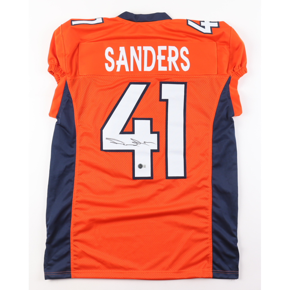 Drew Sanders Signed Jersey (Beckett) Pristine Auction