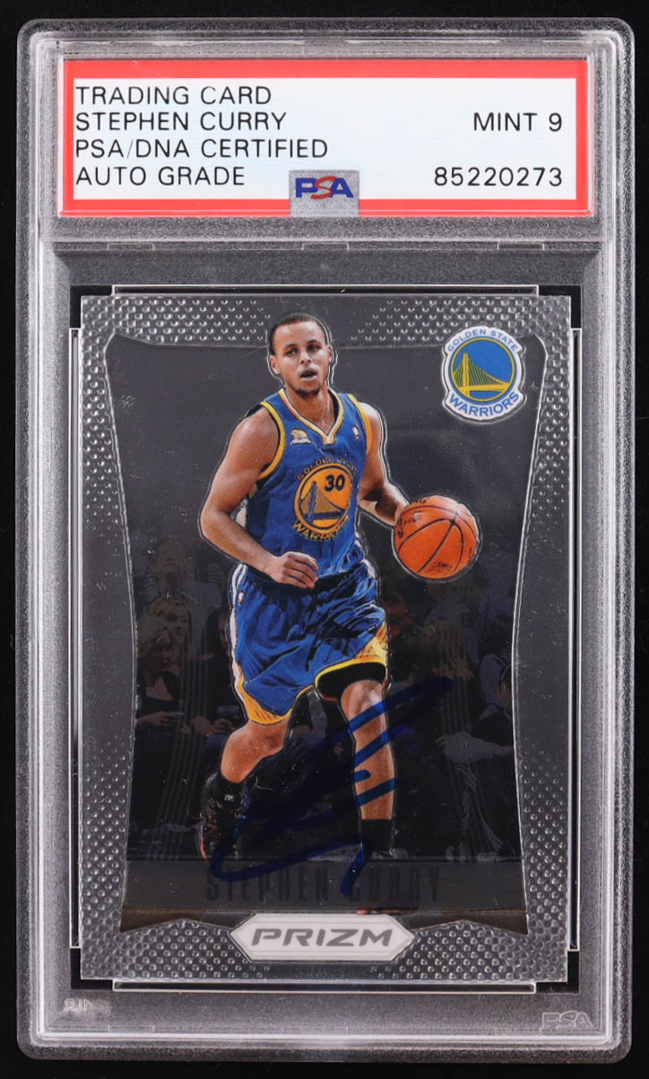 Stephen Curry Signed 2012-13 Panini Prizm #72 (PSA | Autograph Graded PSA 9) at PristineAuction.com Stephen Curry Signed 2012-13 Panini Prizm #72 (PSA | Autograph Graded PSA 9) at PristineAuction.com