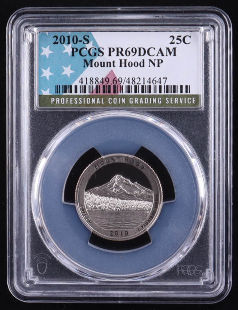thumbnail image 2 of 2010-S America The Beautiful Quarter: Mount Hood - Gem Deep Cameo Proof, CN-Clad 2 of 4
