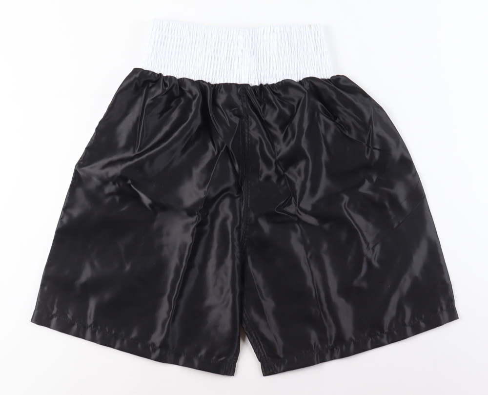 Roy Jones Jr. Signed Title Boxing Trunks (Schwartz) at PristineAuction.com Roy Jones Jr. Signed Title Boxing Trunks (Schwartz) at PristineAuction.com