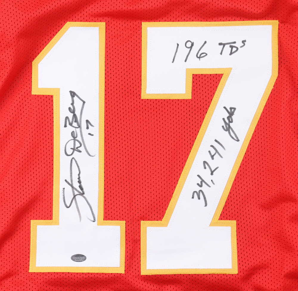 Steve DeBerg Signed Jersey Inscribed "196 TD's" & "34,241 Yds" (Schwartz) at PristineAuction.com Steve DeBerg Signed Jersey Inscribed "196 TD's" & "34,241 Yds" (Schwartz) at PristineAuction.com
