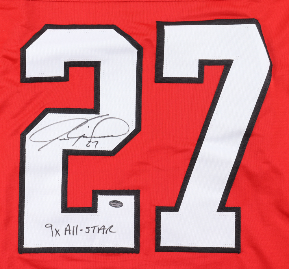 Jeremy Roenick Signed Jersey Inscribed "9x All-Star" (Schwartz) at PristineAuction.com Jeremy Roenick Signed Jersey Inscribed "9x All-Star" (Schwartz) at PristineAuction.com