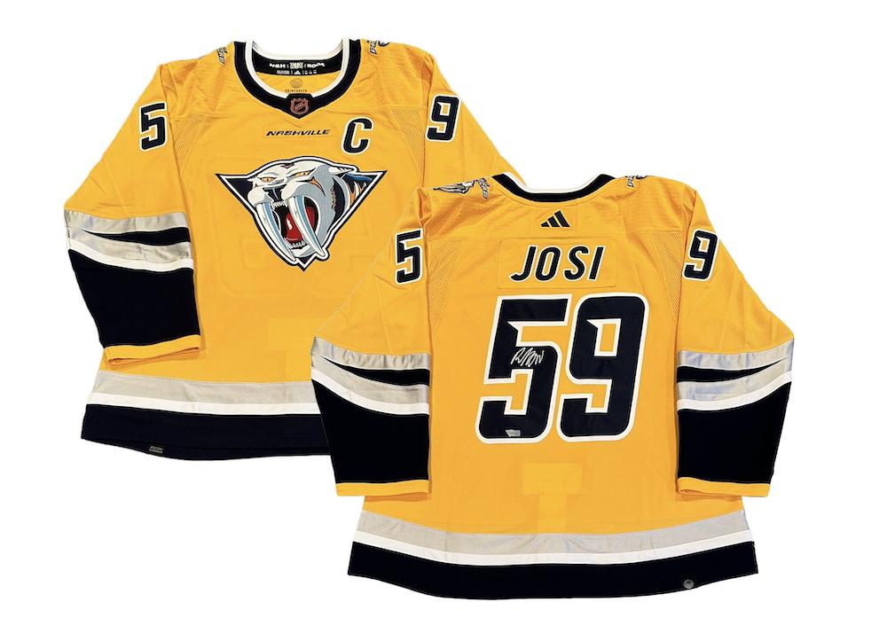 Roman Josi Signed Predators Adidas 2023 Reverse Retro Jersey (Fanatics) at PristineAuction.com Roman Josi Signed Predators Adidas 2023 Reverse Retro Jersey (Fanatics) at PristineAuction.com