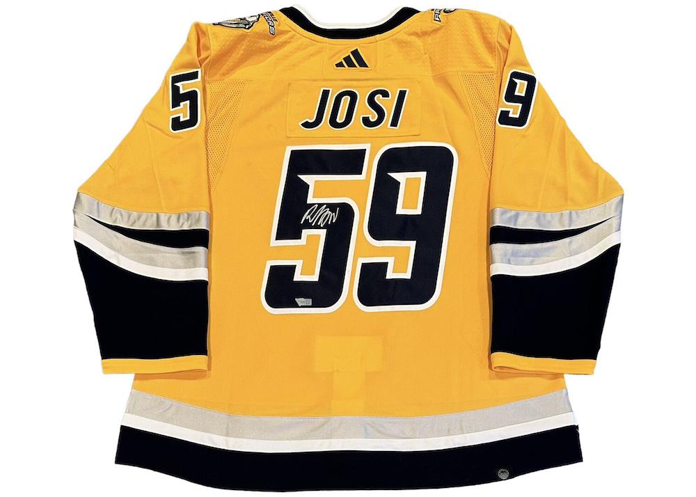Roman Josi Signed Predators Adidas 2023 Reverse Retro Jersey (Fanatics) at PristineAuction.com Roman Josi Signed Predators Adidas 2023 Reverse Retro Jersey (Fanatics) at PristineAuction.com