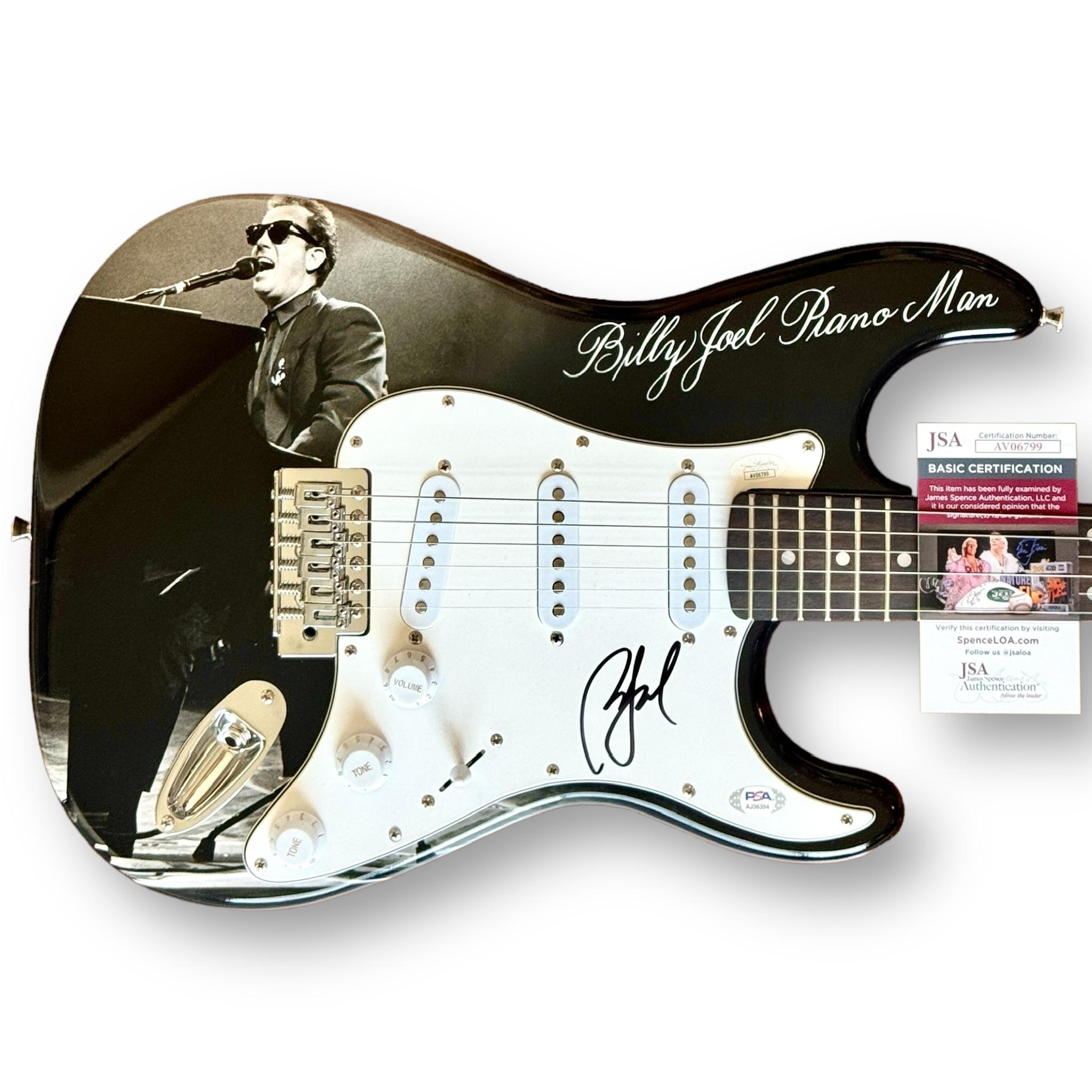 Billy Joel Signed Custom Stratocaster Guitar (JSA & PSA) at PristineAuction.com Billy Joel Signed Custom Stratocaster Guitar (JSA & PSA) at PristineAuction.com