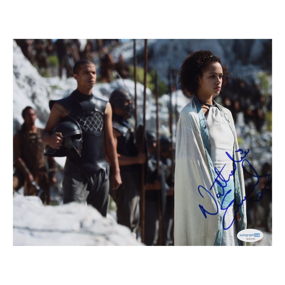 Nathalie Emmanuel Signed "Game of Thrones" 8x10 Photo (ACOA) | Pristine ...