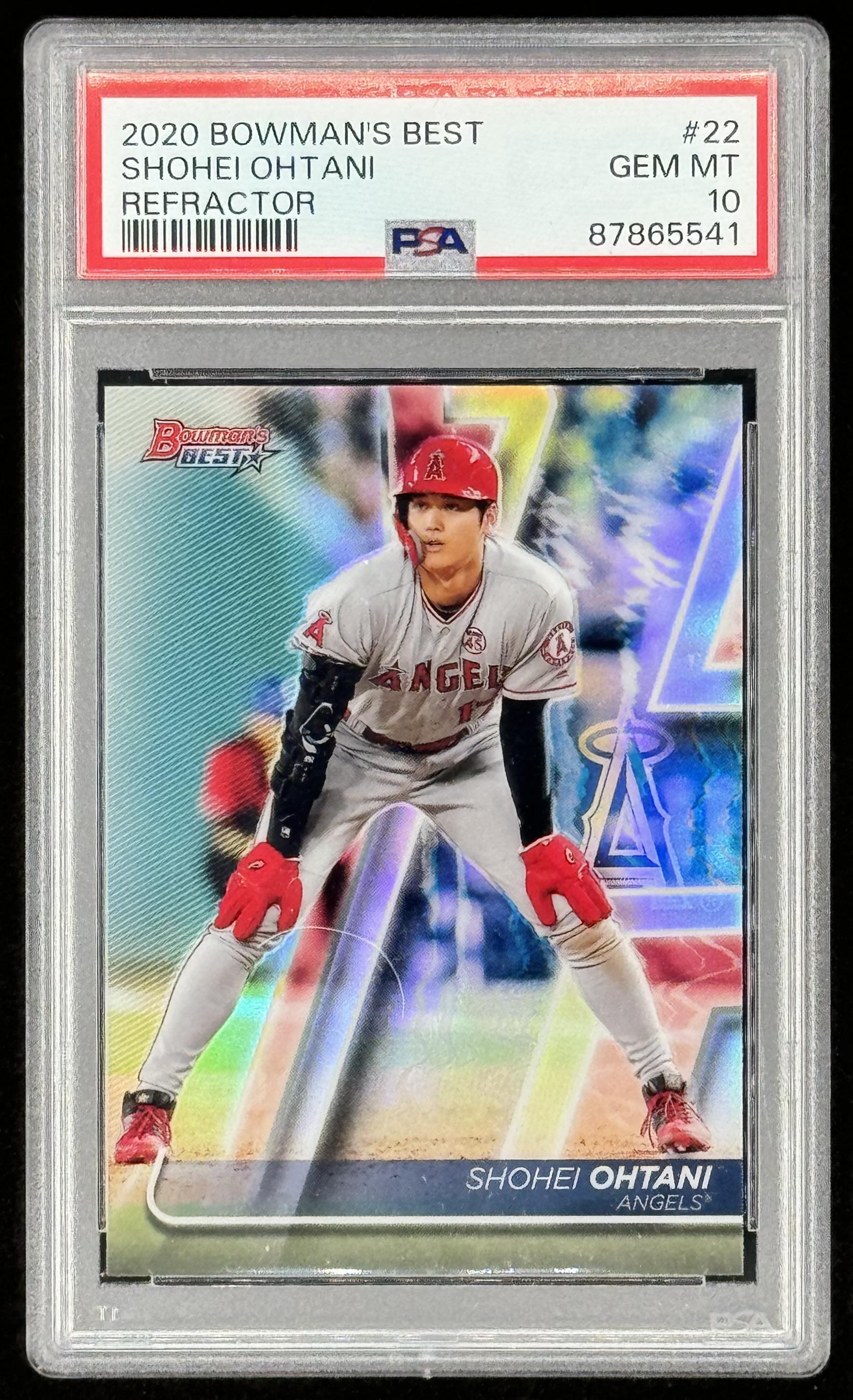 Shohei Ohtani 2020 Bowman's Best Refractors #22 (PSA 10) at PristineAuction.com Shohei Ohtani 2020 Bowman's Best Refractors #22 (PSA 10) at PristineAuction.com