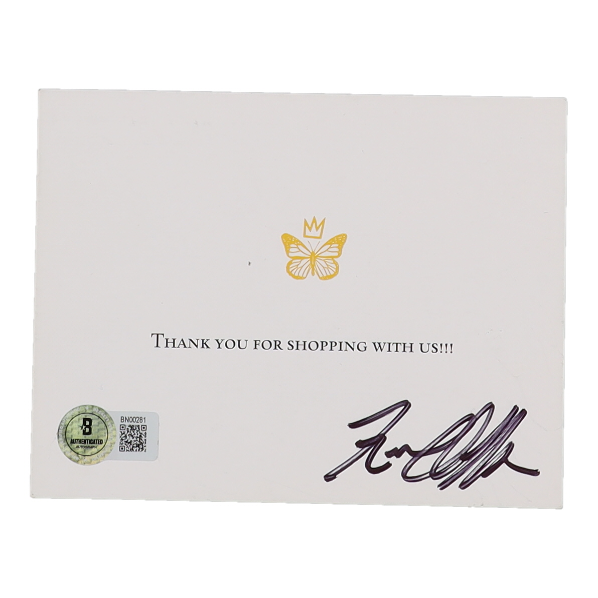 Nico Walsh Signed 4x5 Card With Extensive Inscription (Beckett) at PristineAuction.com Nico Walsh Signed 4x5 Card With Extensive Inscription (Beckett) at PristineAuction.com