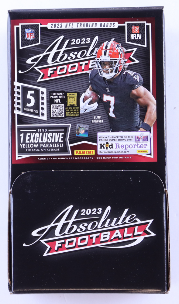 2023 Panini Absolute Football Gravity Feed Box With (48) Packs at PristineAuction.com 2023 Panini Absolute Football Gravity Feed Box With (48) Packs at PristineAuction.com