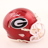 D'Andre Swift Signed Georgia Bulldogs Flash Alternate Speed Mini Helmet (JSA) at PristineAuction.com