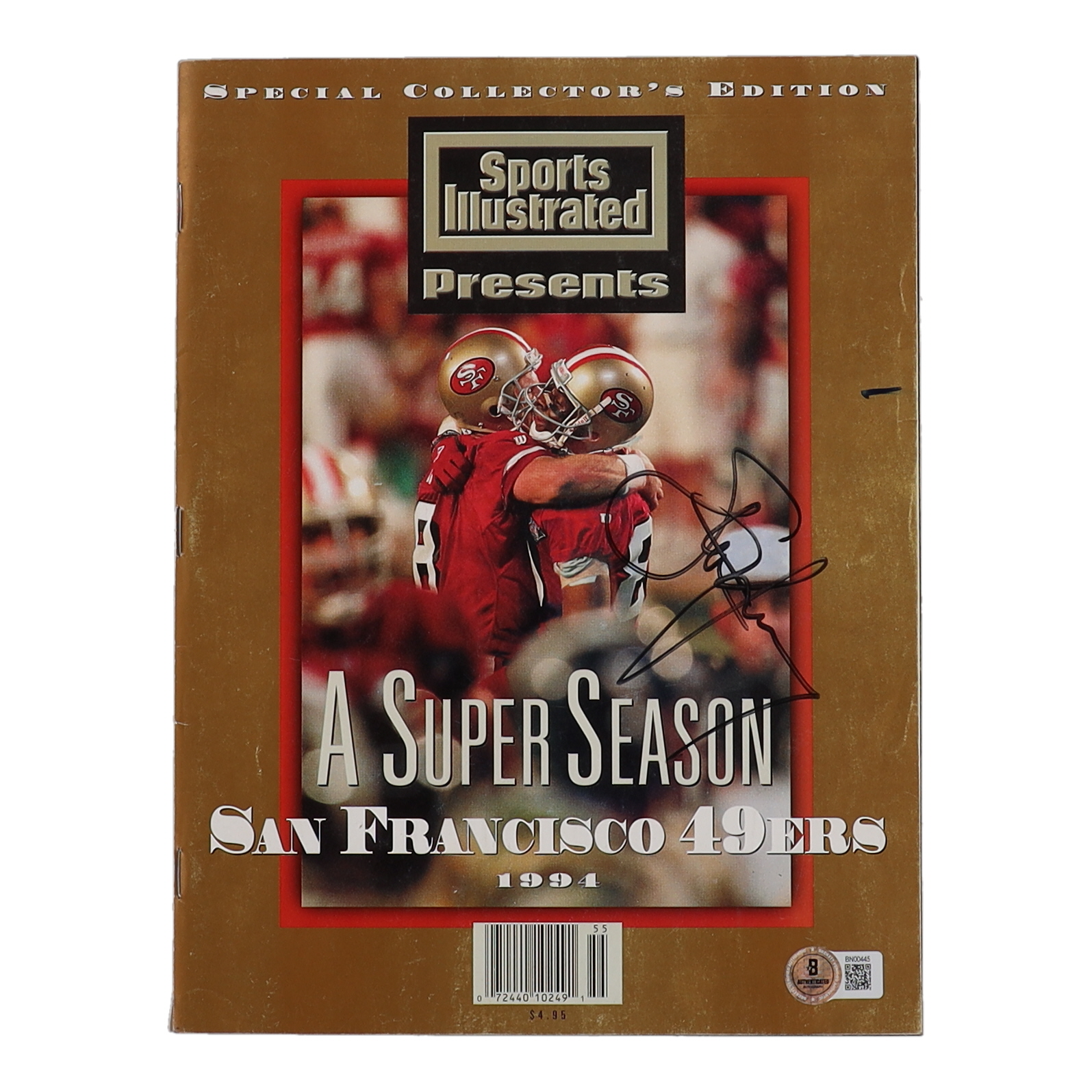 Steve Young Signed 1994 49ers Sports Illustrated Commemorative Edition Magazine (Beckett) at PristineAuction.com Steve Young Signed 1994 49ers Sports Illustrated Commemorative Edition Magazine (Beckett) at PristineAuction.com
