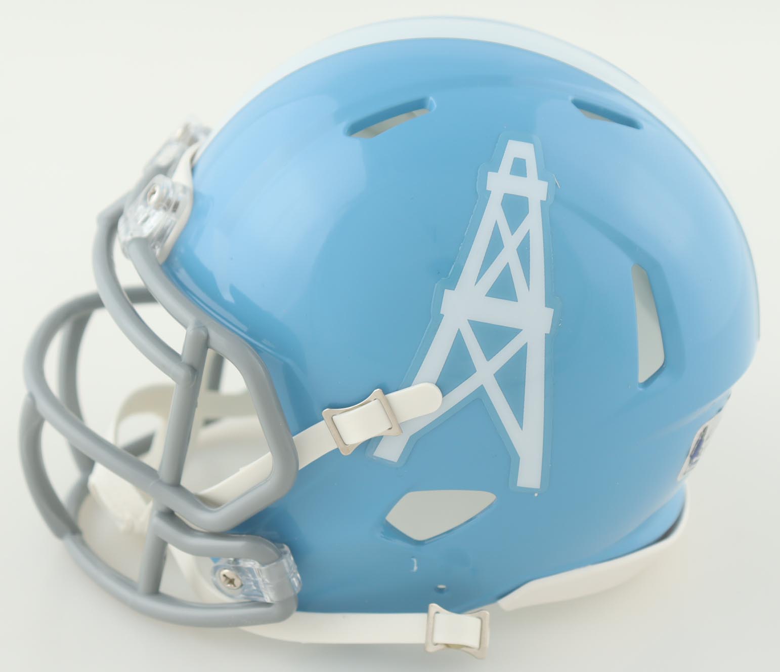 Earl Campbell Signed Oilers Throwback Speed Mini Helmet (Beckett & Fiterman) at PristineAuction.com Earl Campbell Signed Oilers Throwback Speed Mini Helmet (Beckett & Fiterman) at PristineAuction.com