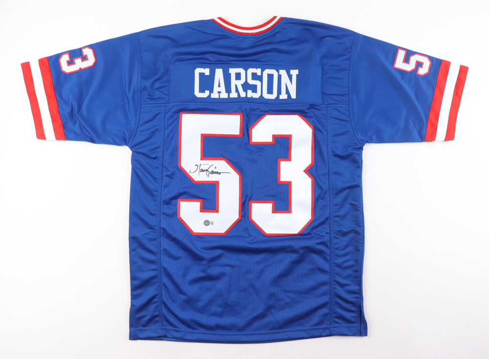 Harry Carson Signed Jersey (Beckett) at PristineAuction.com Harry Carson Signed Jersey (Beckett) at PristineAuction.com