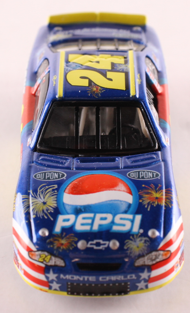 Jeff Gordon LE 2002 NASCAR #24 DuPont Pepsi Daytona Monte Carlo - 1:64 Diecast Car at PristineAuction.com Jeff Gordon LE 2002 NASCAR #24 DuPont Pepsi Daytona Monte Carlo - 1:64 Diecast Car at PristineAuction.com