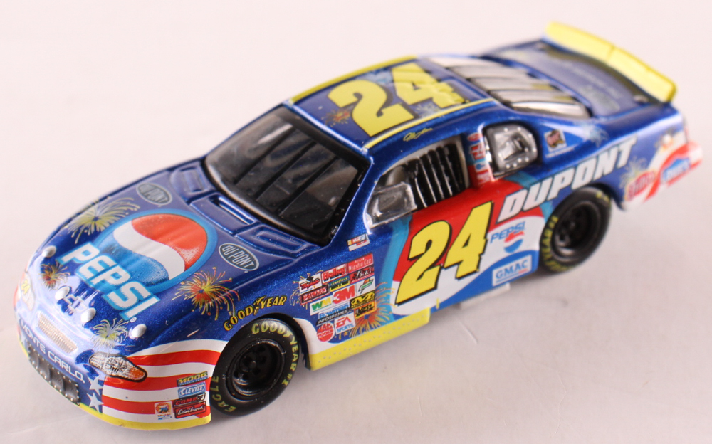 Jeff Gordon LE 2002 NASCAR #24 DuPont Pepsi Daytona Monte Carlo - 1:64 Diecast Car at PristineAuction.com Jeff Gordon LE 2002 NASCAR #24 DuPont Pepsi Daytona Monte Carlo - 1:64 Diecast Car at PristineAuction.com