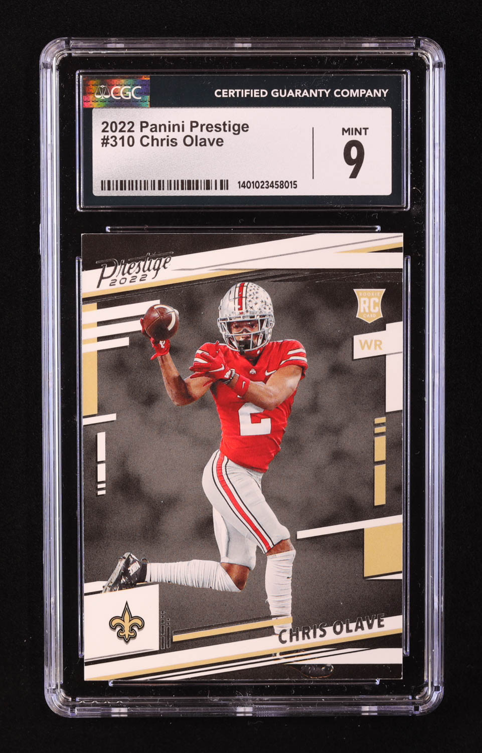 Chris Olave 2022 Prestige #310 RC (CGC 9) at PristineAuction.com Chris Olave 2022 Prestige #310 RC (CGC 9) at PristineAuction.com