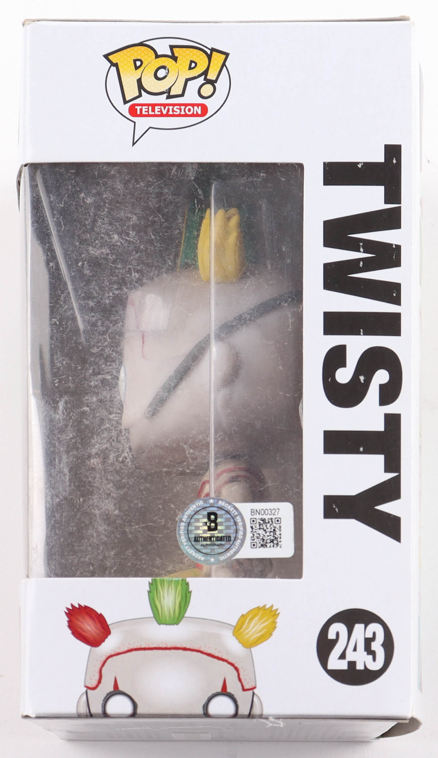 John Carroll Lynch Signed "American Horror Story: Freak Show" #243 Twisty Funko Pop! Vinyl Figure (Beckett) at PristineAuction.com John Carroll Lynch Signed "American Horror Story: Freak Show" #243 Twisty Funko Pop! Vinyl Figure (Beckett) at PristineAuction.com