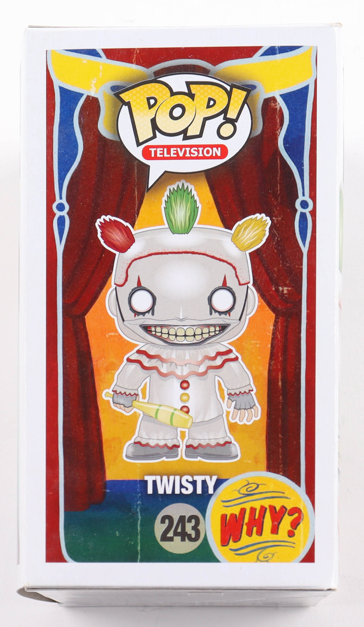 John Carroll Lynch Signed "American Horror Story: Freak Show" #243 Twisty Funko Pop! Vinyl Figure (Beckett) at PristineAuction.com John Carroll Lynch Signed "American Horror Story: Freak Show" #243 Twisty Funko Pop! Vinyl Figure (Beckett) at PristineAuction.com