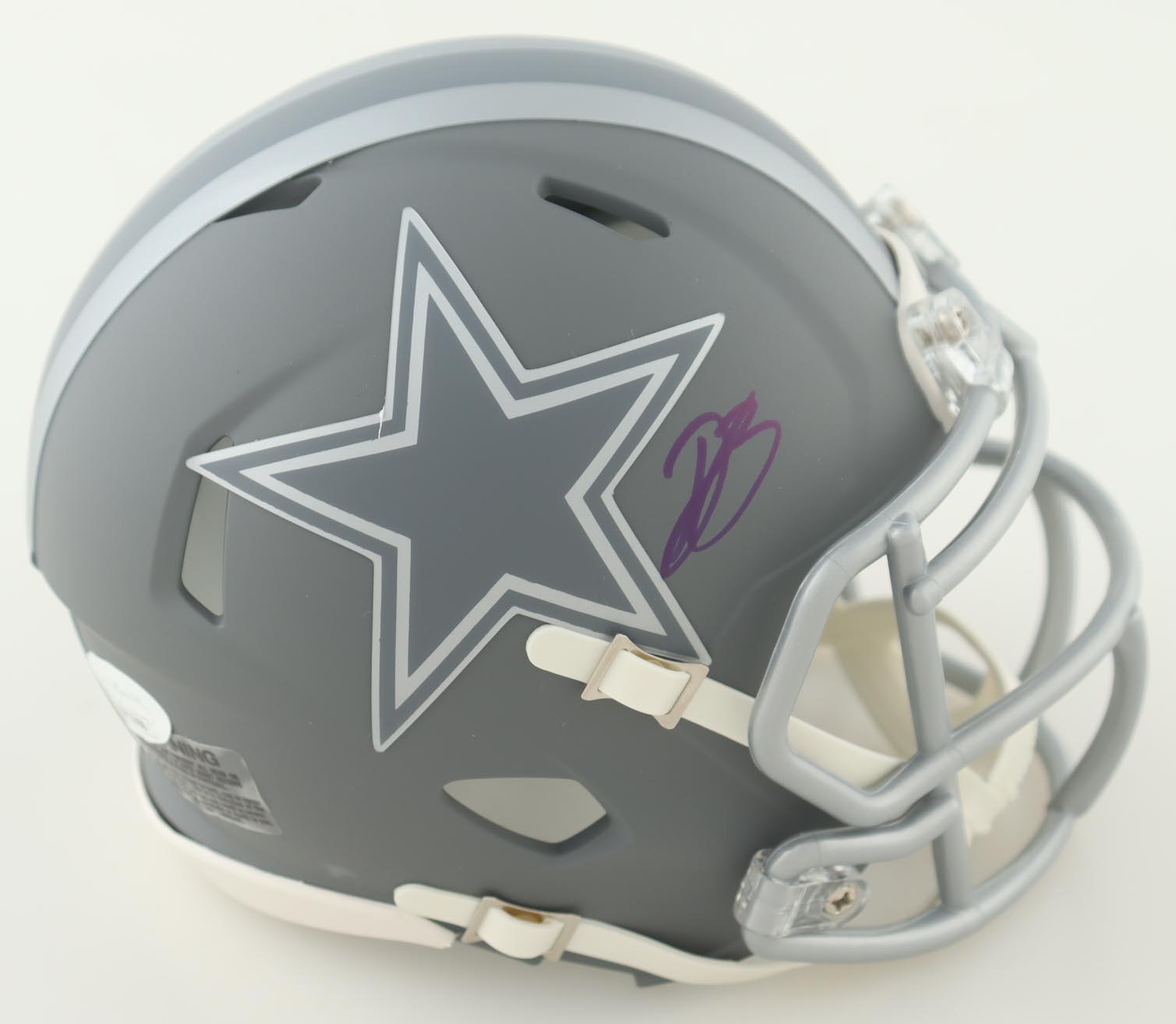 DaRon Bland Signed Cowboys Slate Alternate Speed Mini Helmet (JSA) at PristineAuction.com DaRon Bland Signed Cowboys Slate Alternate Speed Mini Helmet (JSA) at PristineAuction.com