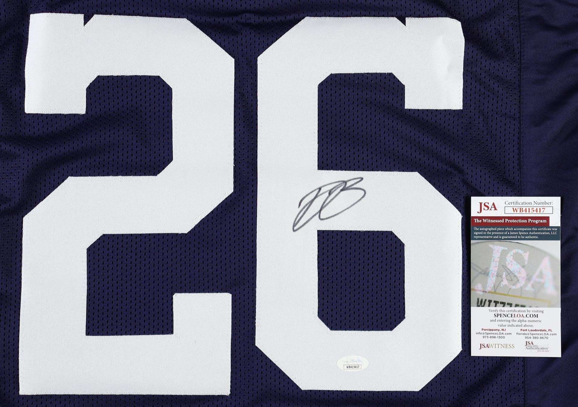 Daron Bland Signed Jersey (JSA) at PristineAuction.com Daron Bland Signed Jersey (JSA) at PristineAuction.com
