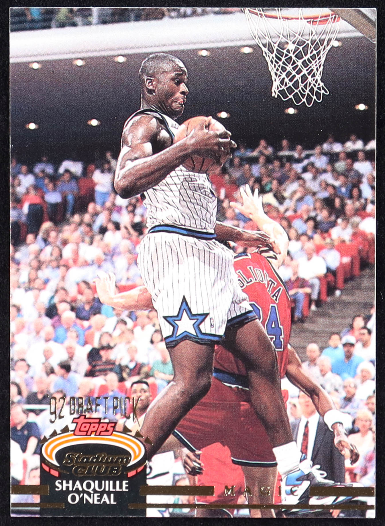 Shaquille O'Neal 1992-93 Stadium Club #247 RC at PristineAuction.com Shaquille O'Neal 1992-93 Stadium Club #247 RC at PristineAuction.com