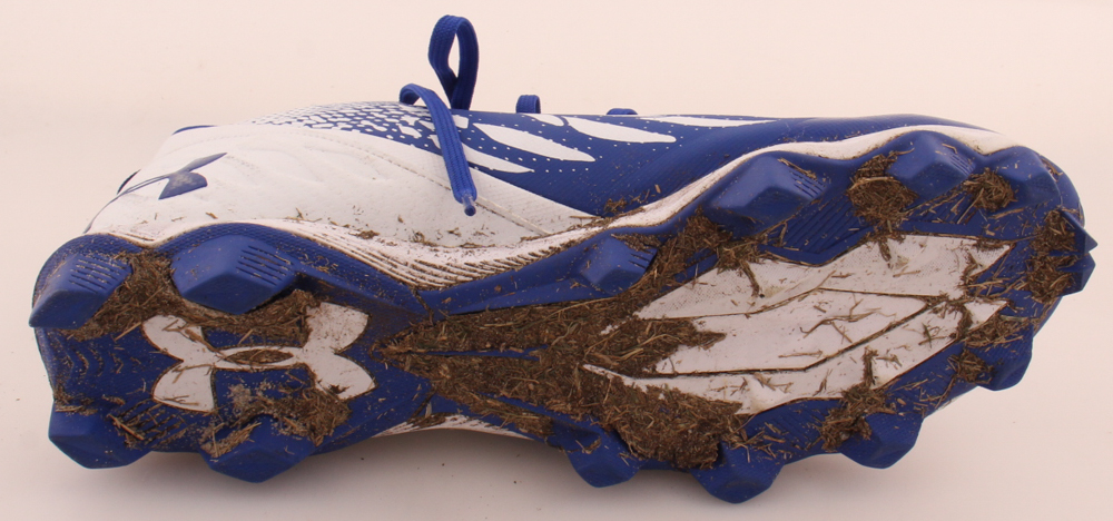 Tim Tebow Personally Owned & Worn Signed Under Armour Baseball Cleat (Tebow) at PristineAuction.com Tim Tebow Personally Owned & Worn Signed Under Armour Baseball Cleat (Tebow) at PristineAuction.com