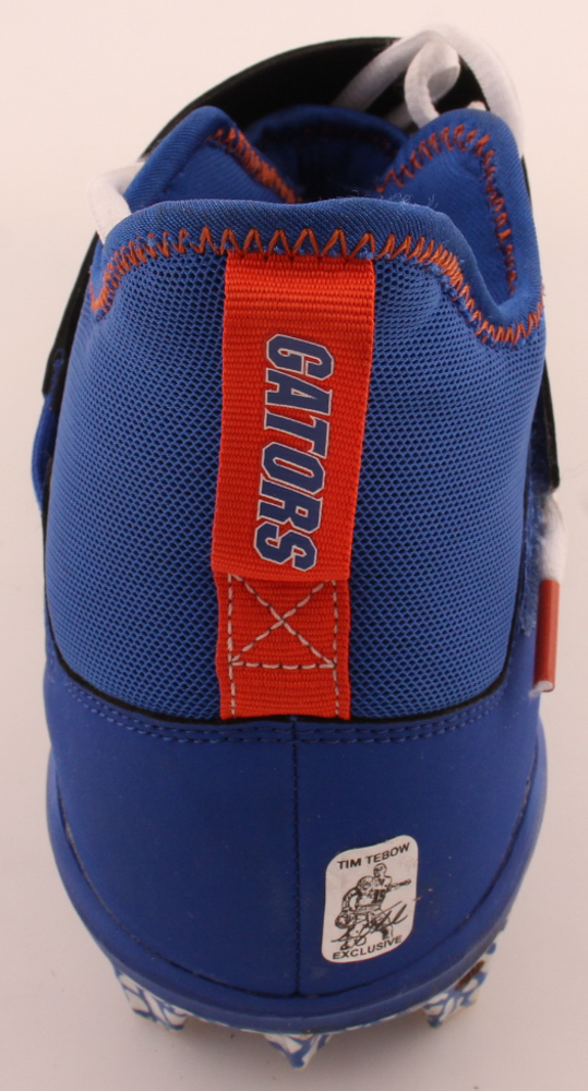 Tim Tebow Personally Owned & Worn Signed Air Jordan Gators Football Cleat (Tebow) at PristineAuction.com Tim Tebow Personally Owned & Worn Signed Air Jordan Gators Football Cleat (Tebow) at PristineAuction.com