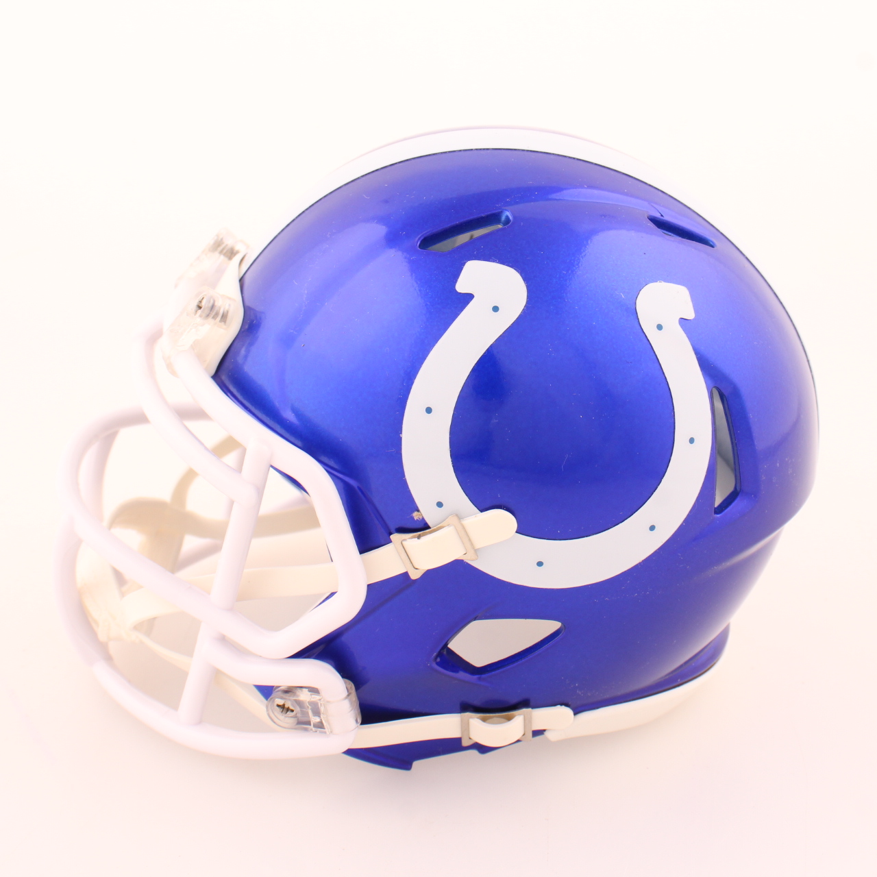 Frank Gore Signed Colts Flash Alternate Speed Mini Helmet (JSA) at PristineAuction.com Frank Gore Signed Colts Flash Alternate Speed Mini Helmet (JSA) at PristineAuction.com