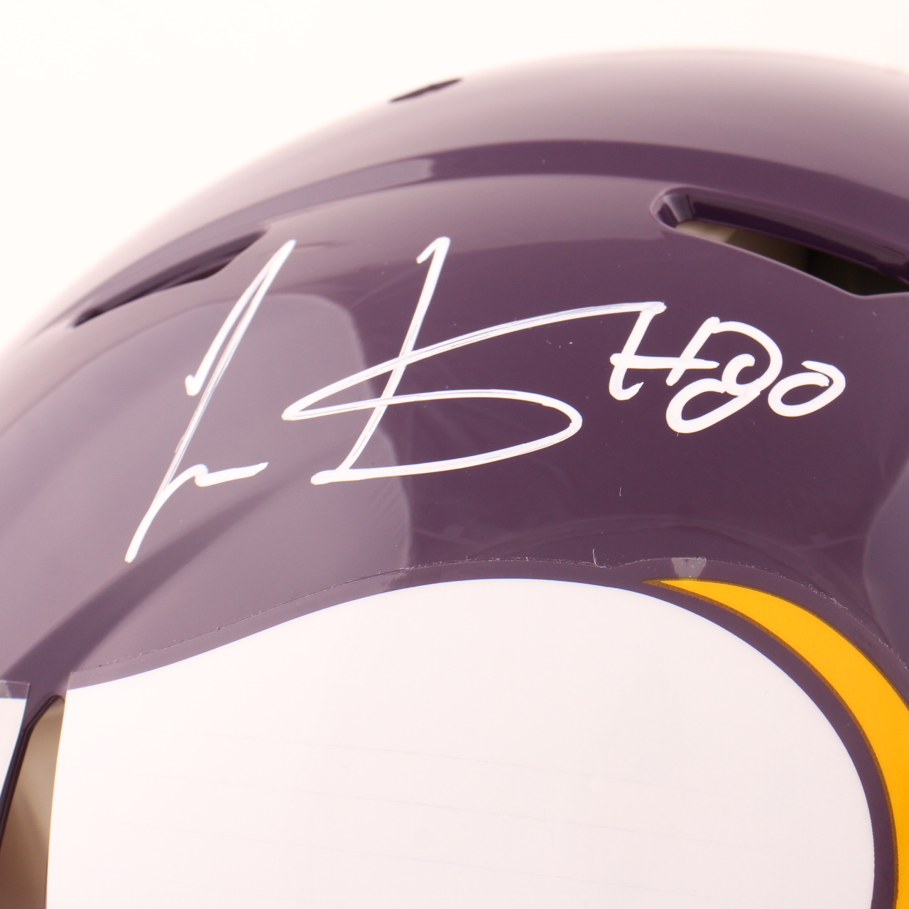 Cris Carter Signed Vikings Full-Size Authentic On-Field Speed Helmet (Beckett) at PristineAuction.com Cris Carter Signed Vikings Full-Size Authentic On-Field Speed Helmet (Beckett) at PristineAuction.com