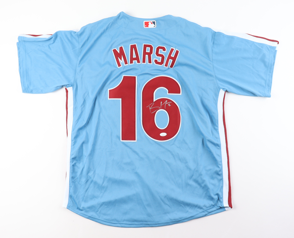 Brandon Marsh Signed Jersey (JSA) at PristineAuction.com Brandon Marsh Signed Jersey (JSA) at PristineAuction.com