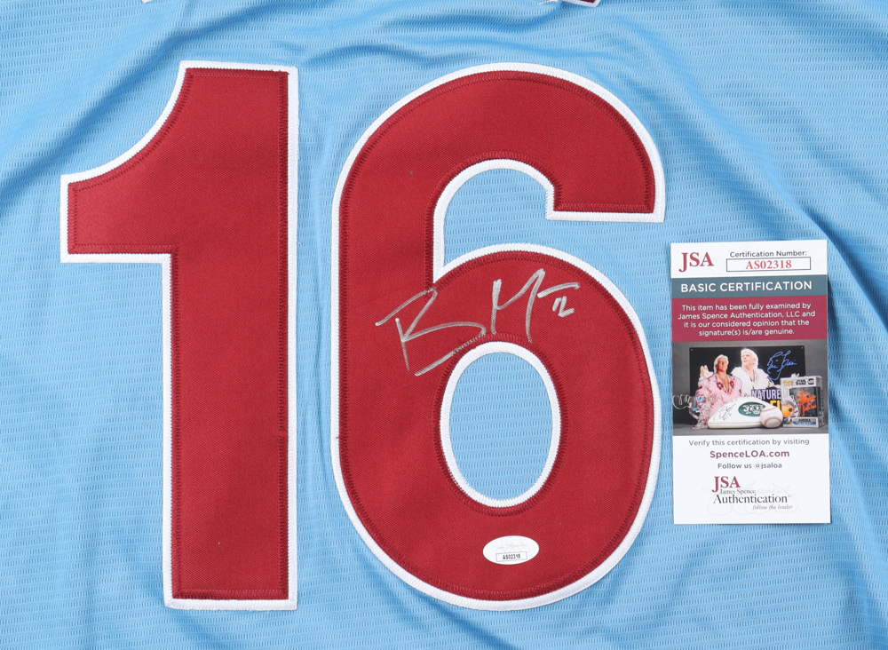 Brandon Marsh Signed Jersey (JSA) at PristineAuction.com Brandon Marsh Signed Jersey (JSA) at PristineAuction.com