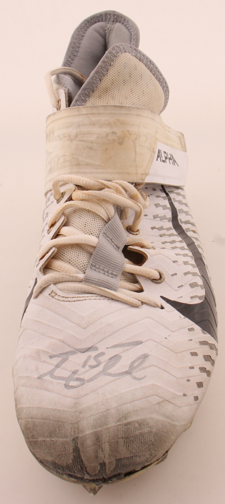 Tim Tebow Personally Owned & Worn Signed Nike Football Cleat (Tebow) at PristineAuction.com Tim Tebow Personally Owned & Worn Signed Nike Football Cleat (Tebow) at PristineAuction.com