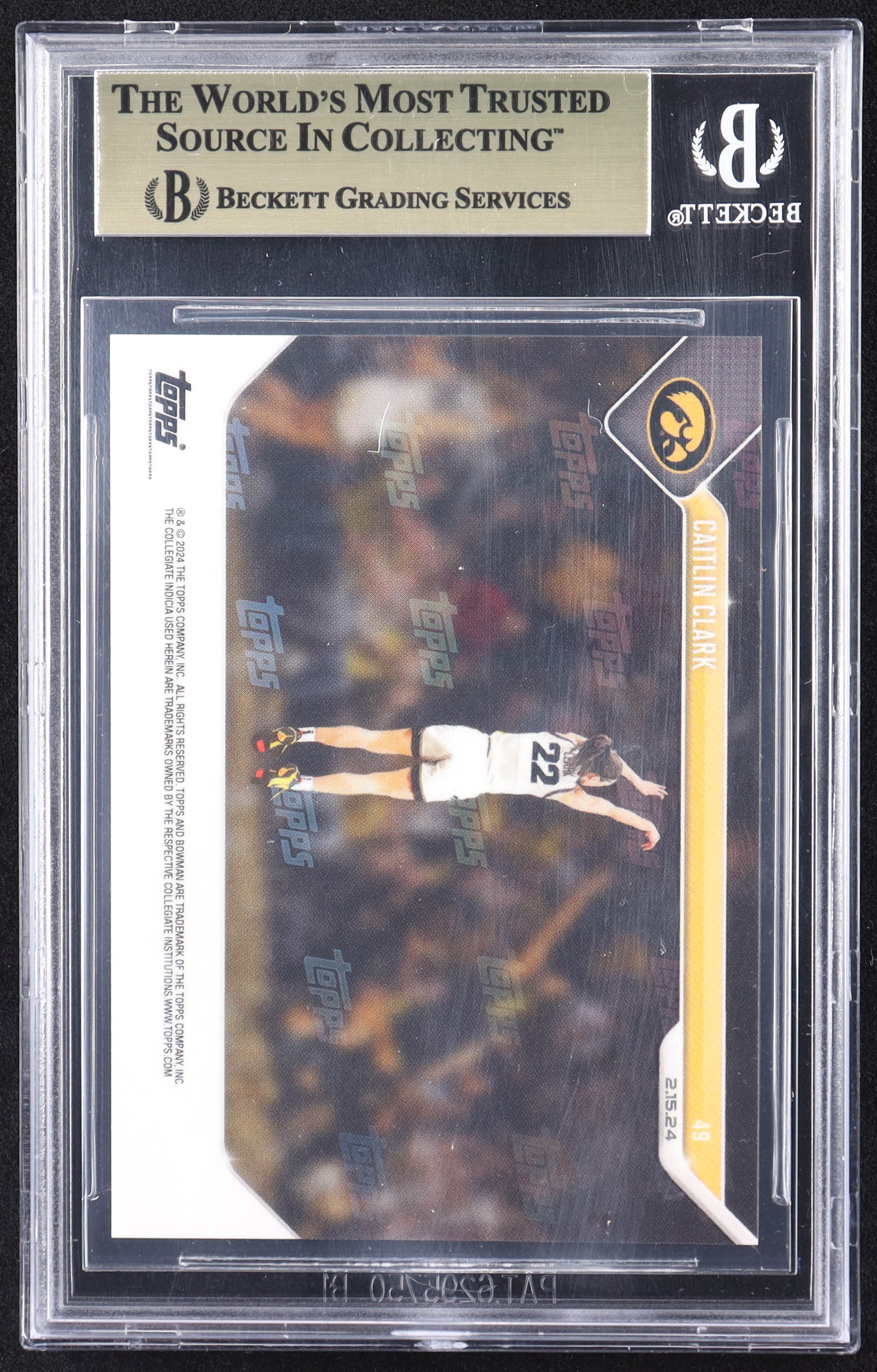 Caitlin Clark 2023-24 Bowman University Now #49 RC (BGS 10) at PristineAuction.com Caitlin Clark 2023-24 Bowman University Now #49 RC (BGS 10) at PristineAuction.com