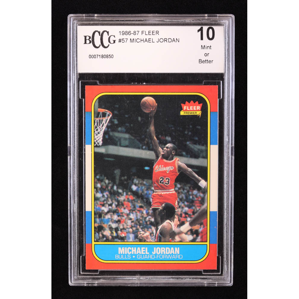 michael jordan fleer premier 57 of 132